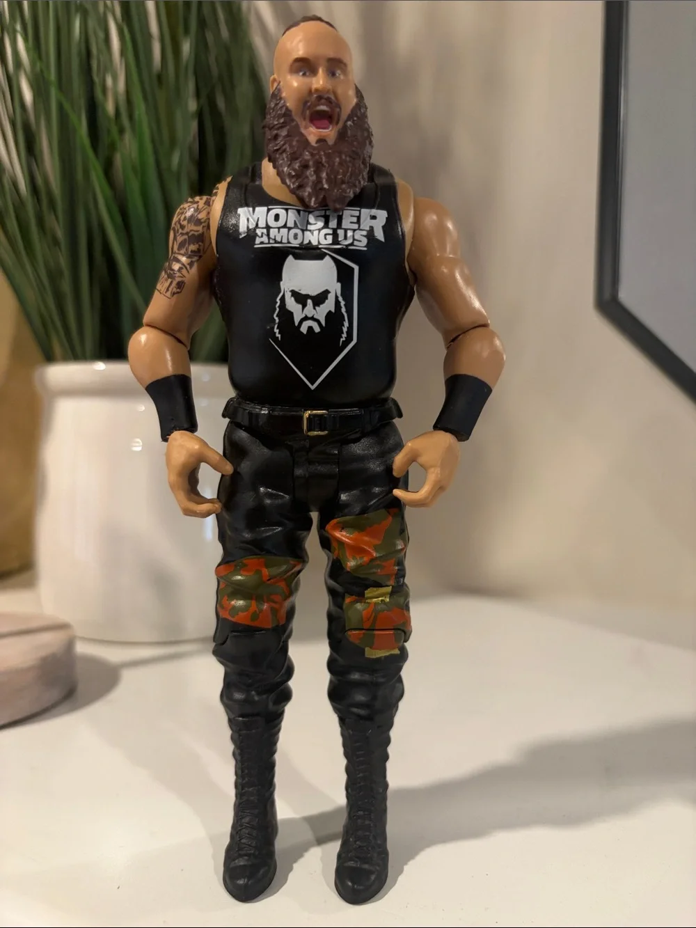 WWE Braun Stroman Action Figure by Mattel (2017)      figures boys toy toys